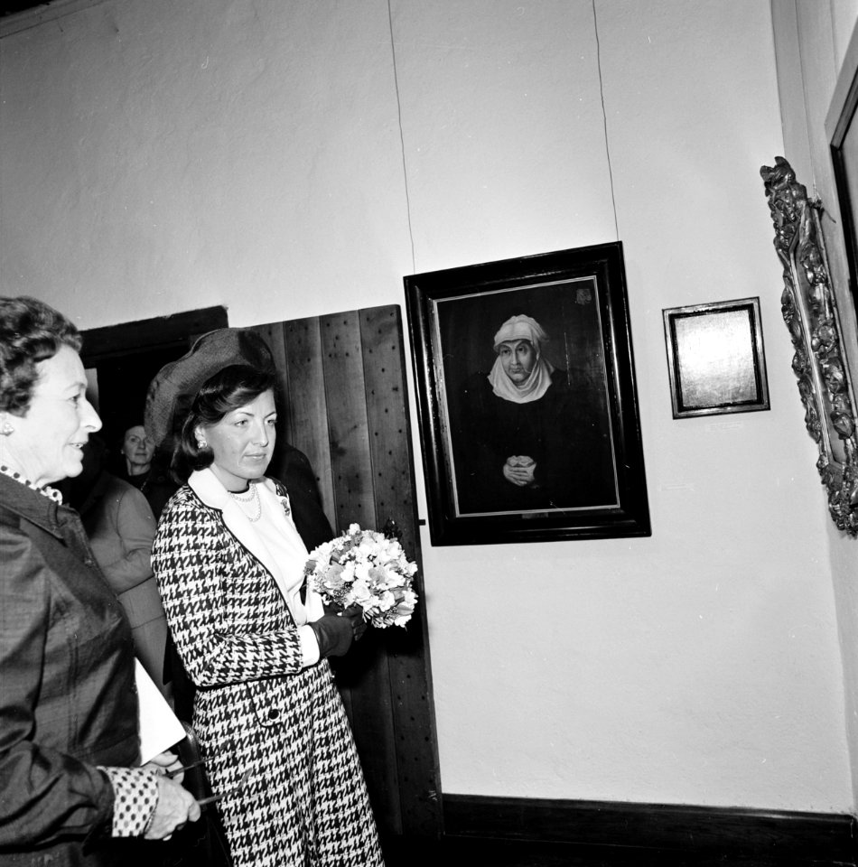 Prinses Margriet opent tentoonstelling Vijf Eeuwen Nassau Oranjes in het Prins, Bestanddeelnr 927-0925