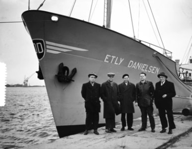 Proefvaart Ms. Elly Danielsen , NV Zaanl. Scheepsbouw Mij. Zaandam, Bestanddeelnr 907-4877