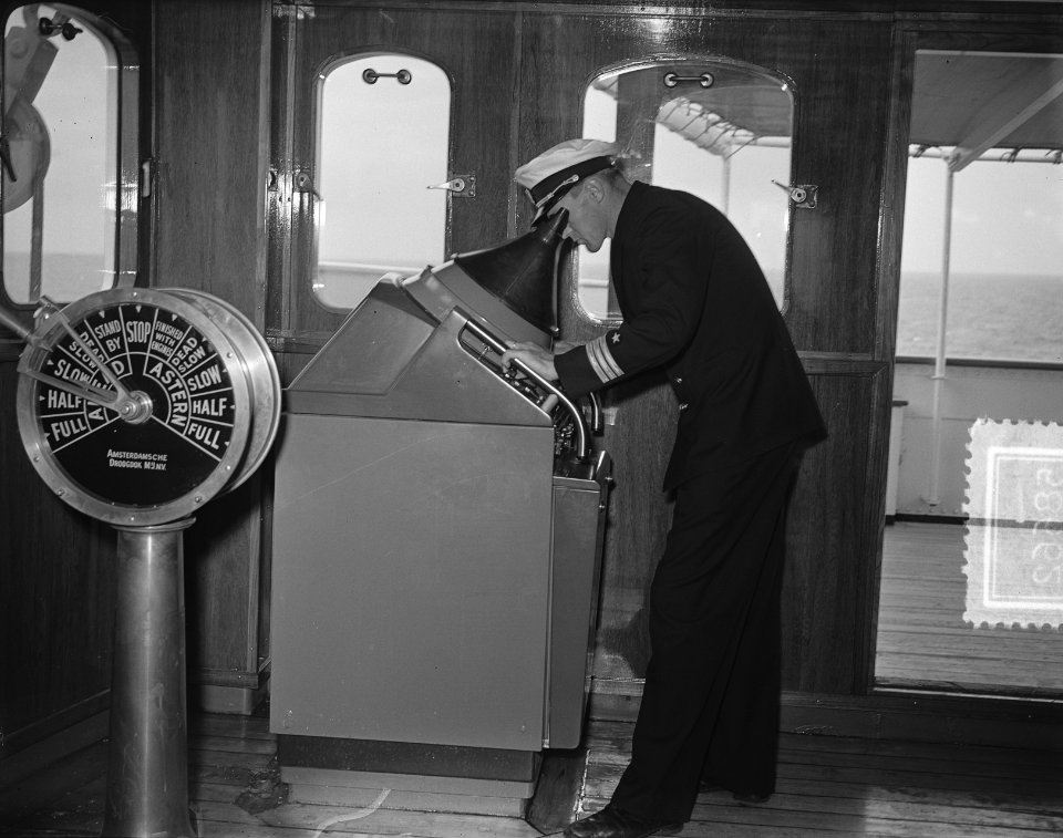 Proefvaartschip Timmerchant, gebouwd bij Amsterdamse Droogdok Maatschappij . O, Bestanddeelnr 905-8661