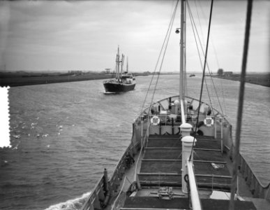 Proefvaart Ms. Elly Danielsen , NV Zaanl. Scheepsbouw Mij. Zaandam, Bestanddeelnr 907-4879
