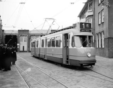 Proefrit gelede tram in Amsterdam, Bestanddeelnr 908-5734