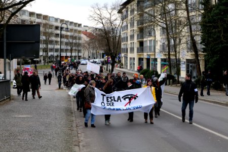 Protest against Tesla factory Erkner 2020-02-22 36