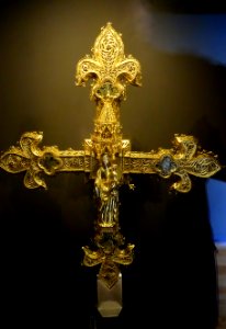 Processional cross, Se de Coimbra, 1429-1443 - Museu Nacional de Machado de Castro - Coimbra, Portugal - DSC00042