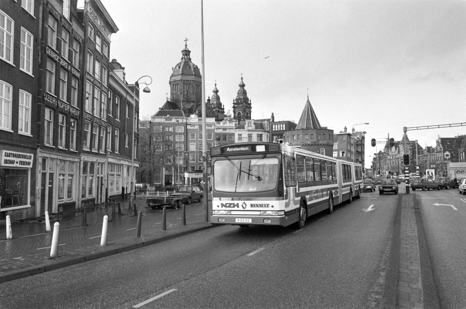Proefrit Mega bus in Amsterdam, Bestanddeelnr 934-3510