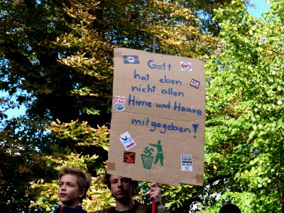 Protest against far right demonstration Berlin 03-10-2018 04