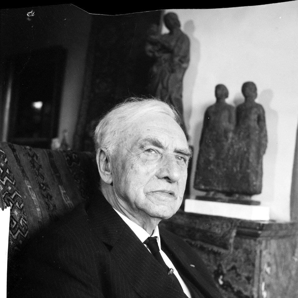 Professor J Bronner , oud hoogleraar aan de Rijksacademie van Beeldende Kunst, Bestanddeelnr 913-3030