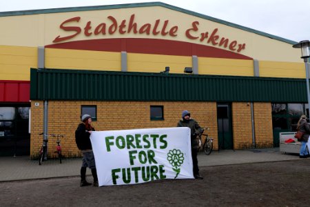 Protest against Tesla factory Erkner 2020-02-22 46