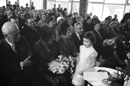 Professor De Quay opent Keukenhof in Lisse, Bestanddeelnr 913-7039