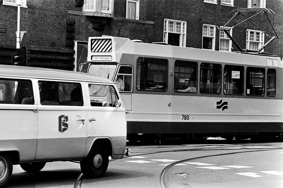 Proefrit van een nieuw type tram in Amsterdam, Bestanddeelnr 930-3369