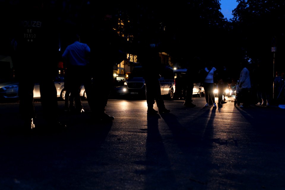 Protest against the Attila Hildmann restaurant 2020-08-28 18