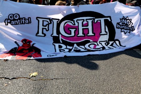 Protest against third way demonstration Berlin 2020-10-03 23
