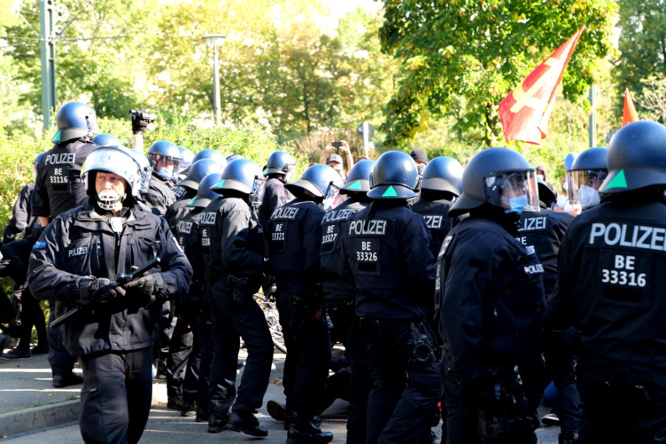 Protest against third way demonstration Berlin 2020-10-03 44