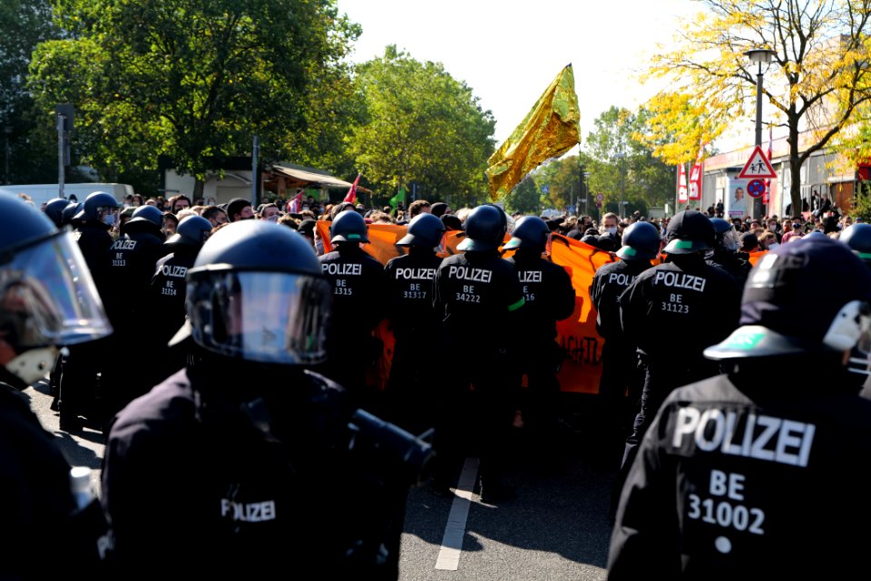 Protest against third way demonstration Berlin 2020-10-03 19