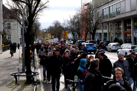 Protest against Tesla factory Erkner 2020-02-22 23