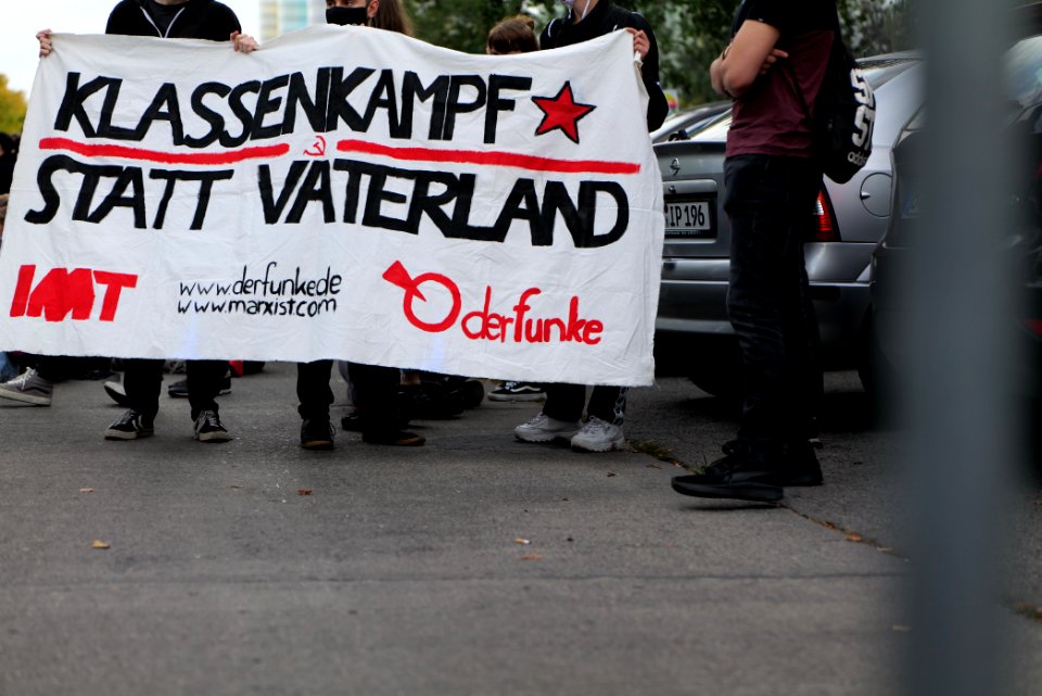 Protest against third way demonstration Berlin 2020-10-03 73