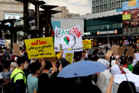 Protest against Afghanistan government Berlin 2020-06-13 11