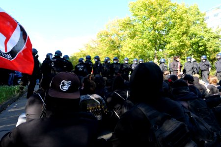 Protest against third way demonstration Berlin 2020-10-03 46