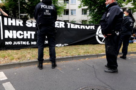 Protest at Willy-Brandt-Haus Berlin 2020-07-01 121