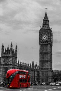 Street scene traffic england photo