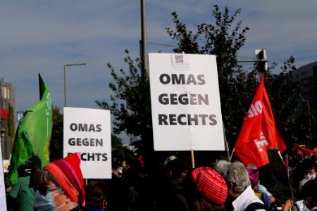 Protest against third way demonstration Berlin 2020-10-03 07