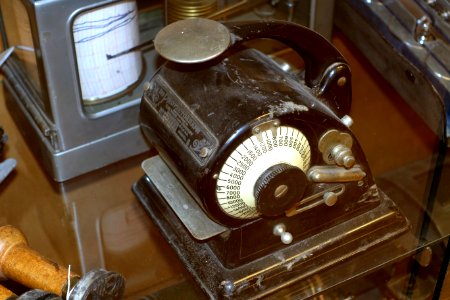 Protectograph checkwriter, Todd Company, Rochester, NY - Mount Angel Abbey Museum - Mount Angel Abbey - Mount Angel, Oregon - DSC00070