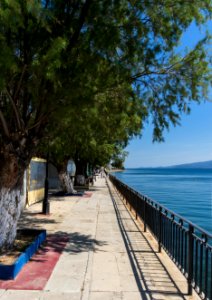 Promenade Amarynthos Euboea Greece photo