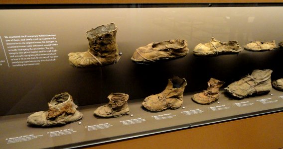 Promontory moccasins - Natural History Museum of Utah - DSC07408