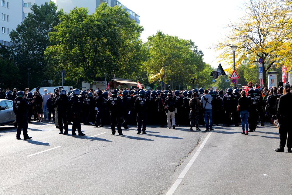 Protest against third way demonstration Berlin 2020-10-03 13