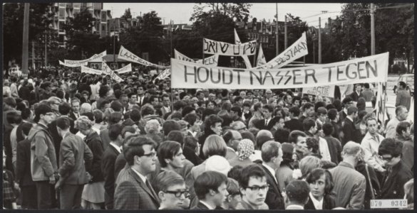 Pro-Israelische betoging, Bestanddeelnr 070-0342