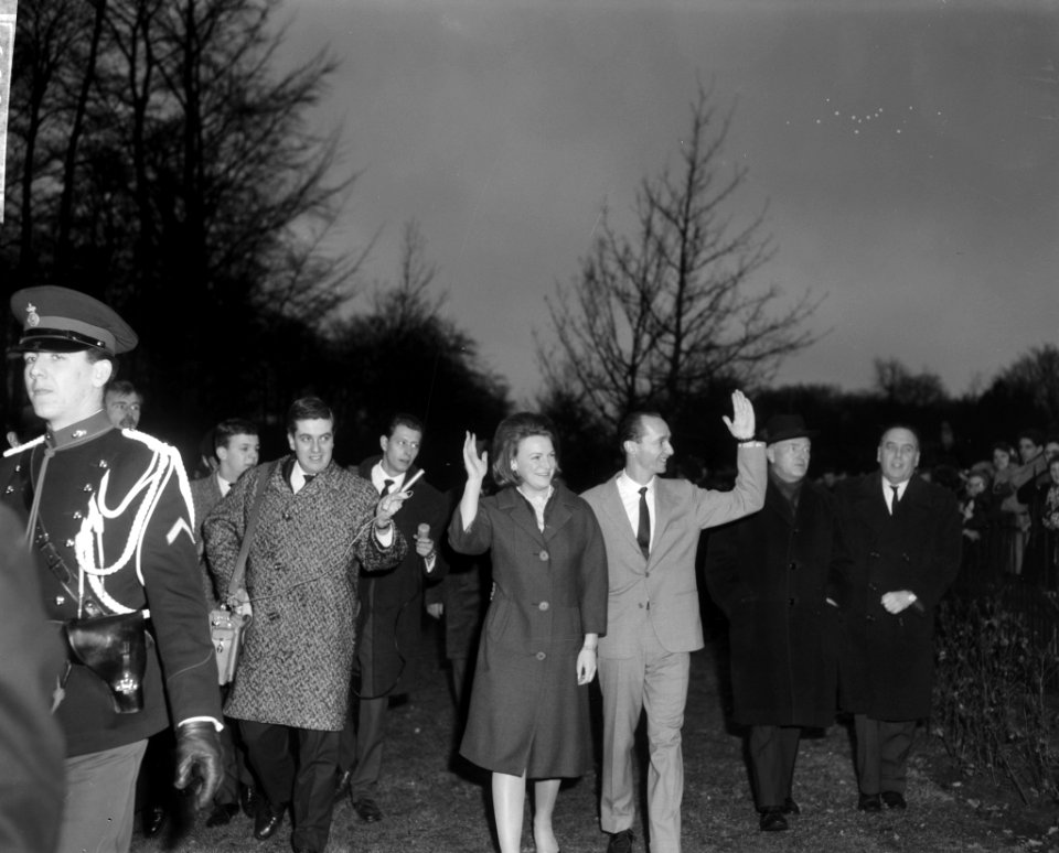 Prinses Irene en Prins Hugo Carlos de Bourbon Parma in het Paleis op Soestdijk, , Bestanddeelnr 916-0355