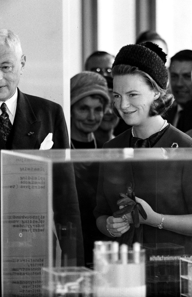 Prinses Irene bracht bezoek aan het Thomas a Kempis Lyceum te Zwolle De prinses, Bestanddeelnr 915-6550