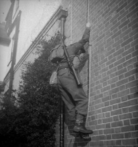 Prinses Irene Brigade. Nederlandse soldaten in training. Dutch troop'invasion e, Bestanddeelnr 934-9590