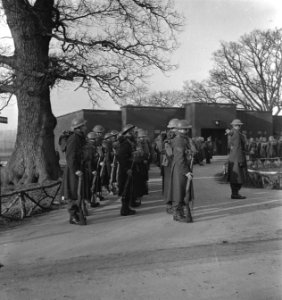 Prinses Irene Brigade 1. Troops, who are leaving for the Netherlands Indies, w, Bestanddeelnr 934-9454