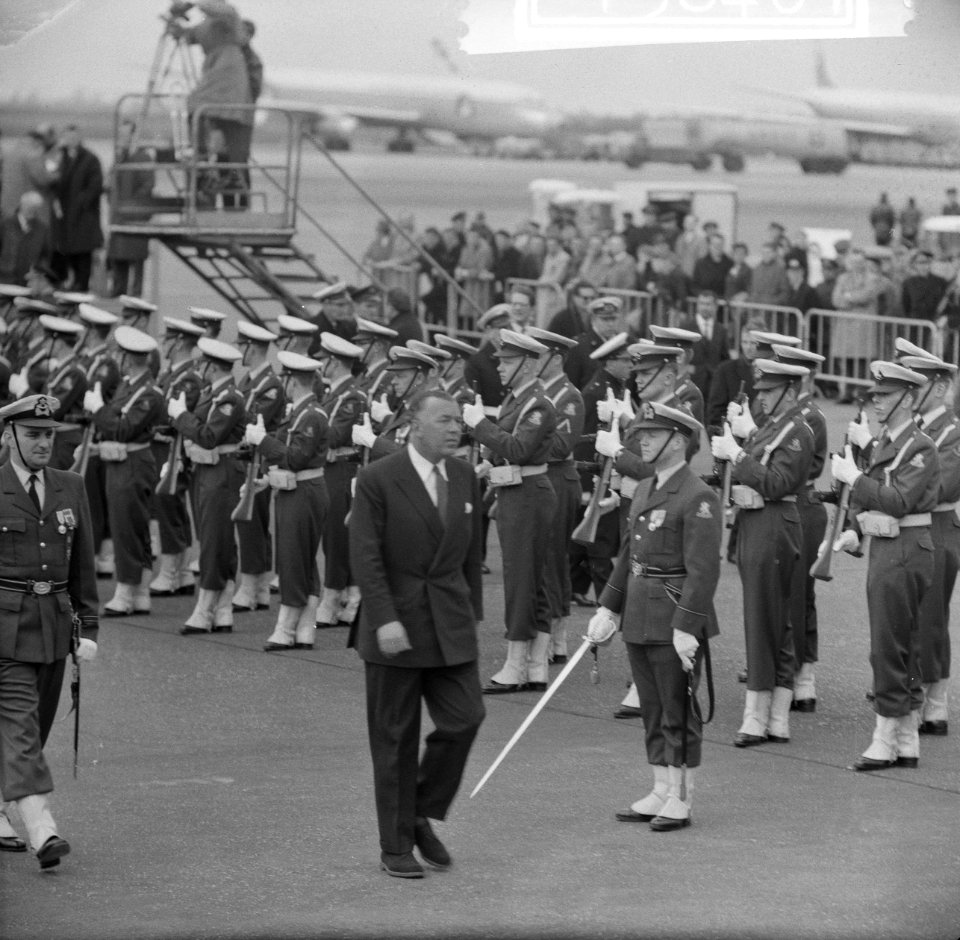 Prinses Bertil van Zweden op Schiphol, Bestanddeelnr 913-8461