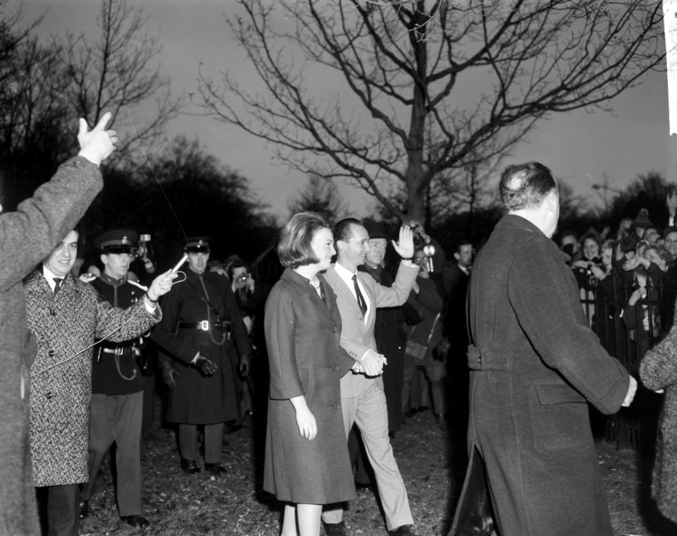 Prinses Irene en Prins Hugo Carlos de Bourbon Parma in het Paleis op Soestdijk, , Bestanddeelnr 916-0357