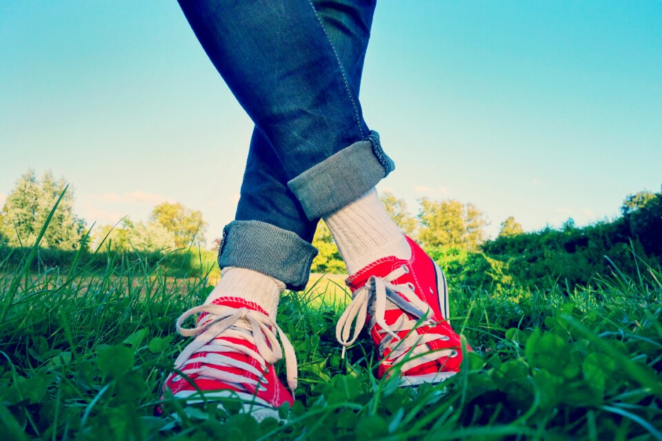 Female standing shoe