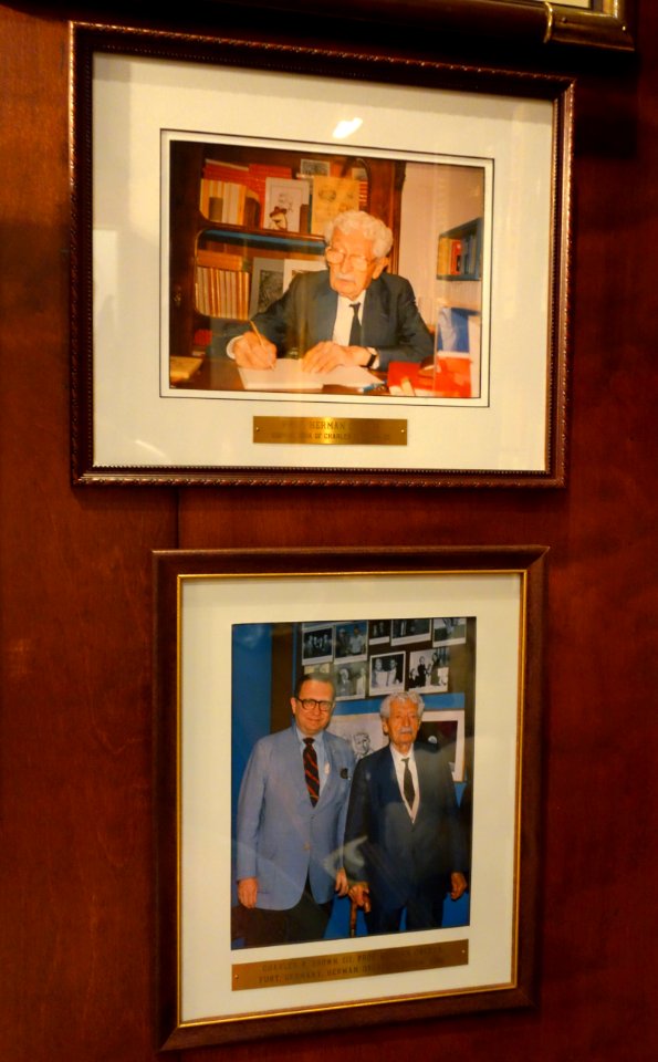 Prof. Hermann Oberth and Charles B. Brown, III - Bayernhof Museum - DSC06346