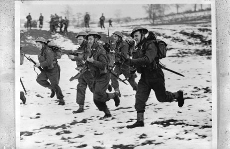Prinses Irene Brigade. Nederlandse soldaten oefenen om voorbereid te zijn voor d, Bestanddeelnr 934-9366