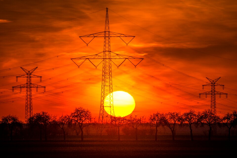 Sunset sky current photo