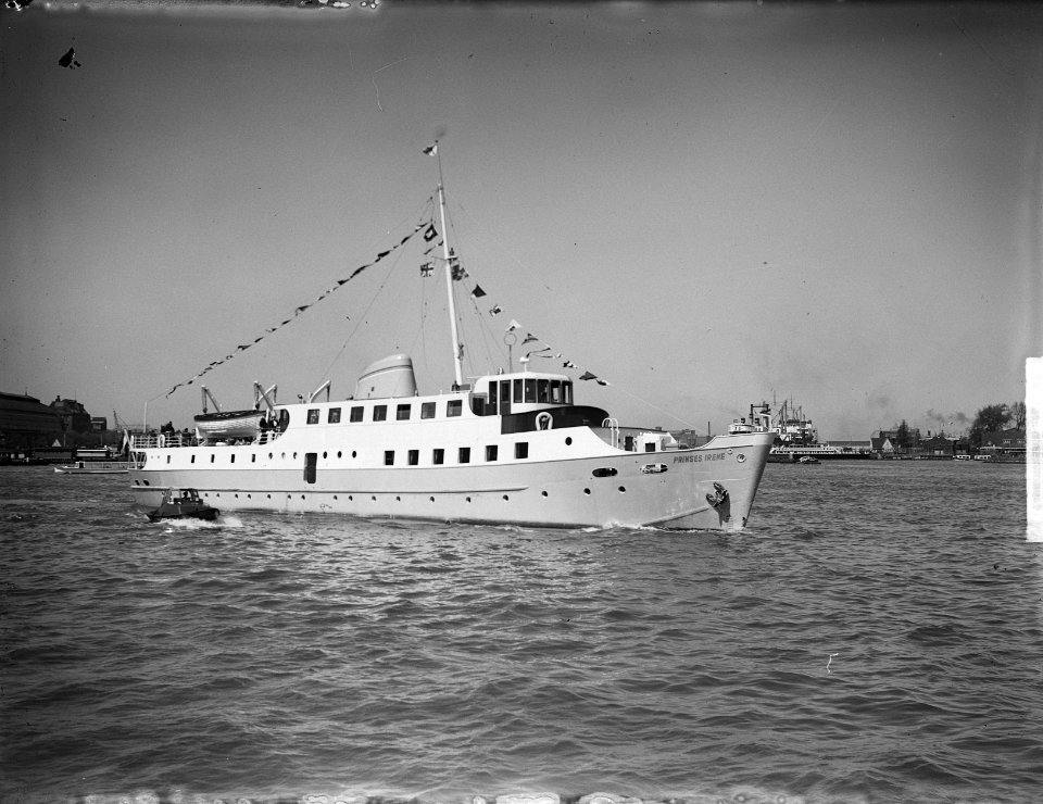 Prinses Irene. Kanonneerboot omgebouwd tot luxe cruiser, Bestanddeelnr 903-9535