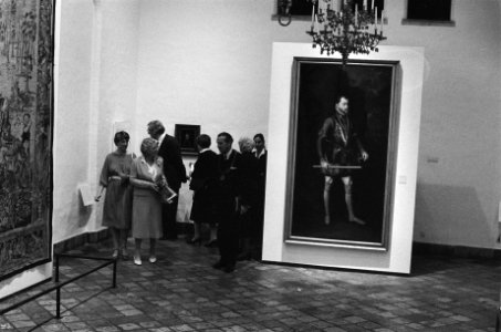 Prinses Juliana opent tent. Prins Willem van Oranje , 1533-1584 in Museum De , Bestanddeelnr 932-9892