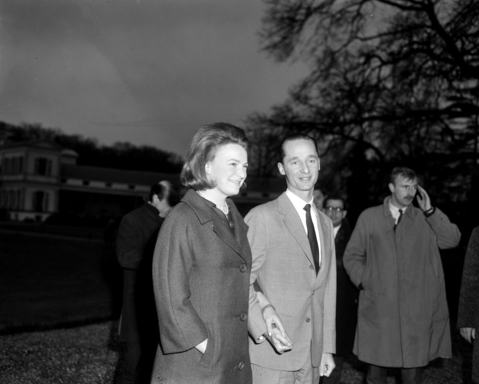 Prinses Irene en Prins Hugo Carlos de Bourbon Parma in het Paleis op Soestdijk, , Bestanddeelnr 916-0352