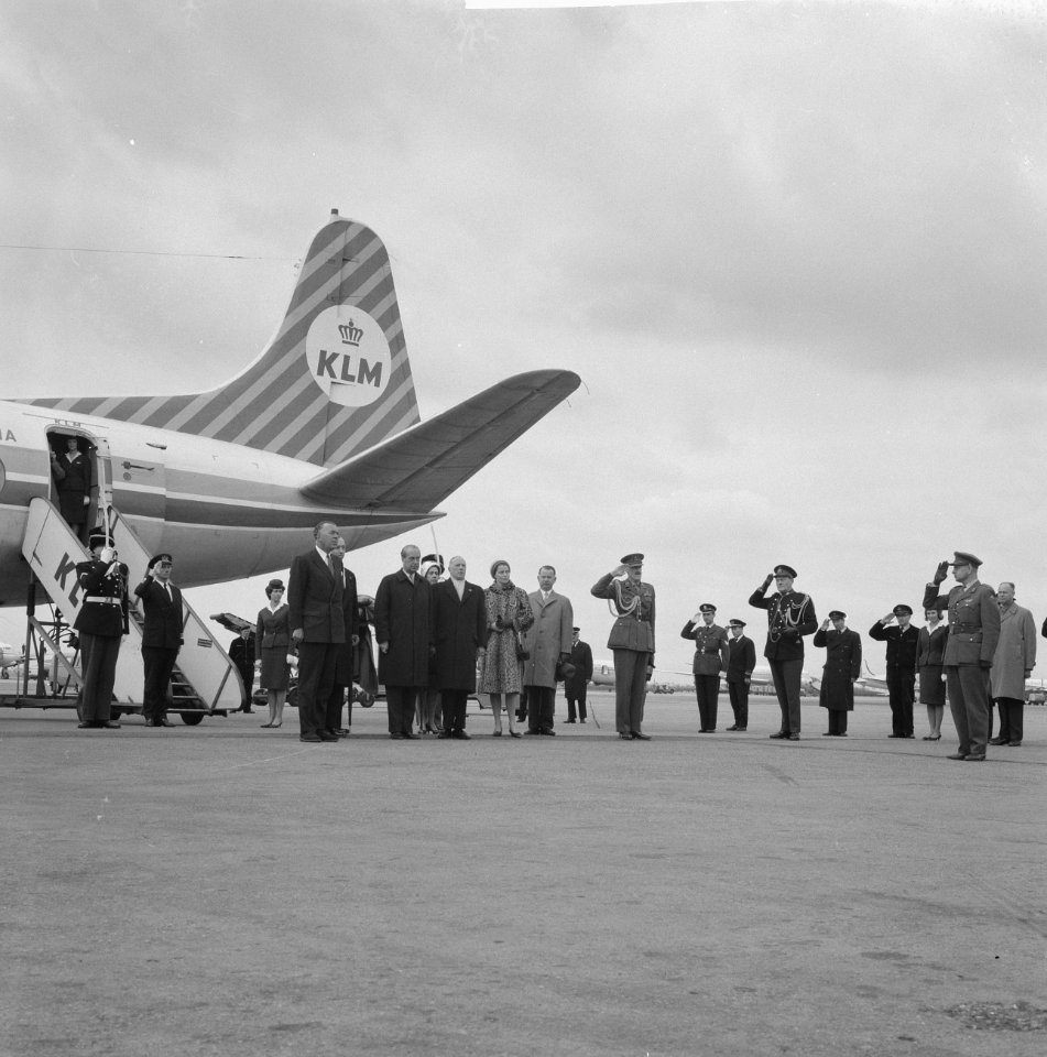 Prinses Bertil van Zweden op Schiphol, Bestanddeelnr 913-8464
