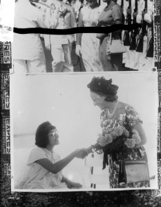 Prinses Irene bezoekt kraamvrouwenkliniek te Willemstad, Bestanddeelnr 914-1599