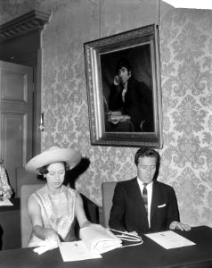Prinses Margaret en Lord Snowdon Anglo Nederlandse Universitair Symposium bijgew, Bestanddeelnr 917-7822