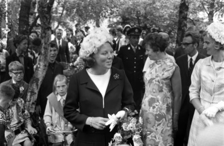 Prinses Beatrix tijdens het bezoek, Bestanddeelnr 922-5626