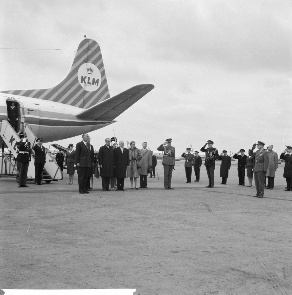 Prinses Bertil van Zweden op Schiphol, Bestanddeelnr 913-8468