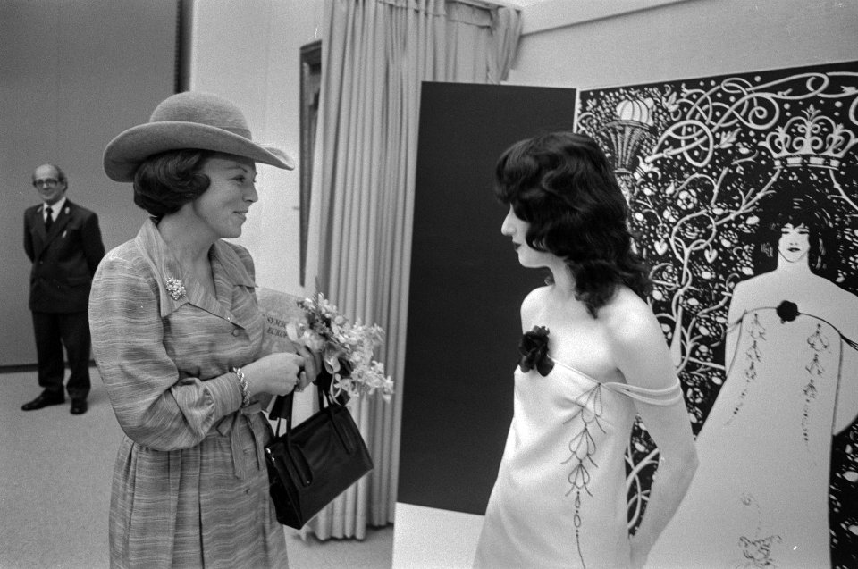 Prinses Beatrix opent tentoonstelling Symbolisme in Europa in Rotterdam Prins, Bestanddeelnr 928-2699