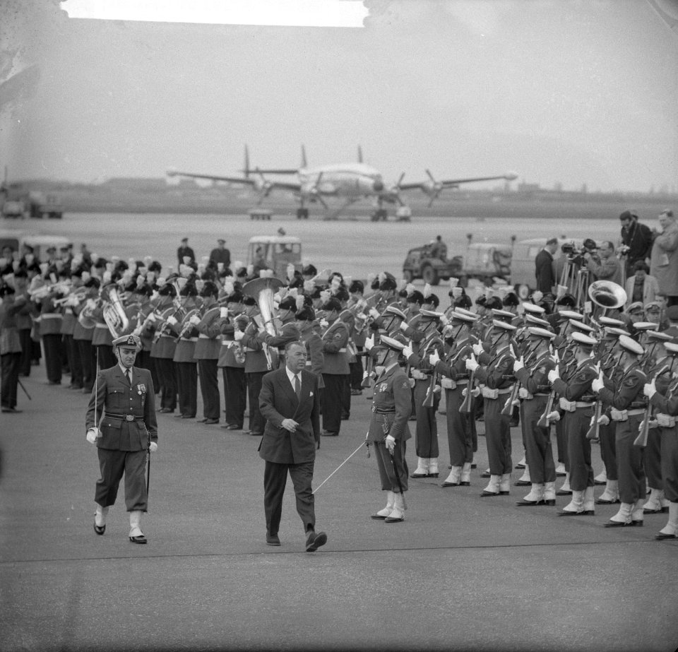 Prinses Bertil van Zweden op Schiphol, Bestanddeelnr 913-8462