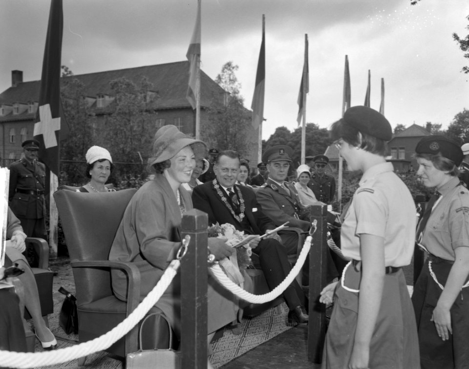 Prinses Beatrix poliomars in Breda, verschillende groepen defileerden, Bestanddeelnr 914-0321